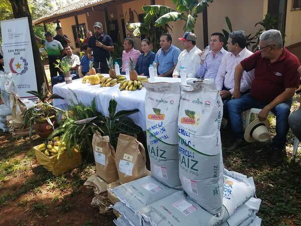 MAG entregó unas 200 bolsas de semillas de alta genética a productores sampedranos | RADIO NACIONAL