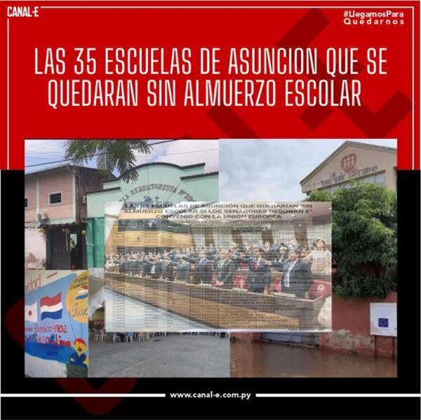 Las 35 escuelas que se veran afectadas si el Senado deroga Ley de cooperación con la UE