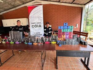 Operativo de la COIA-DNIT GGA de Itapúa incauta mercadería ilegal en la Ruta PY011