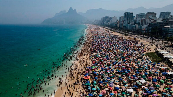 Ola de calor en Brasil con sensación térmica de 58,5 grados en Río de Janeiro - ADN Digital