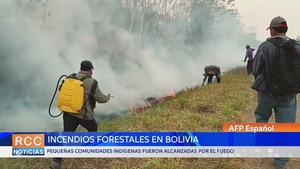 Poblados indígenas amazónicos en Bolivia afectados por incendios forestales