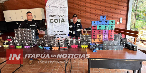 INCAUTARON GRAN CANTIDAD DE VAPEADORES SOBRE LA RUTA PY01 EN SAN ENCARNACIÓN - Itapúa Noticias