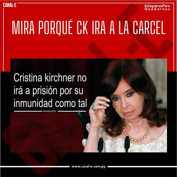 Condenan a seis años de prisión a Cristina Kirchner, pero posiblemente no irá a la carcel