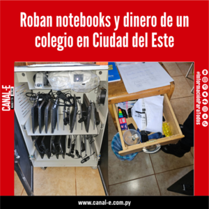 Entraron a robar a un colegio de Ciudad del Este