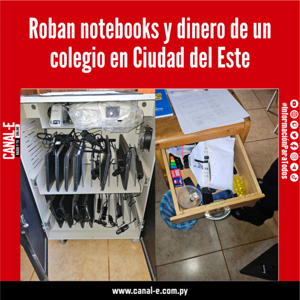Entraron a robar a un colegio de Ciudad del Este