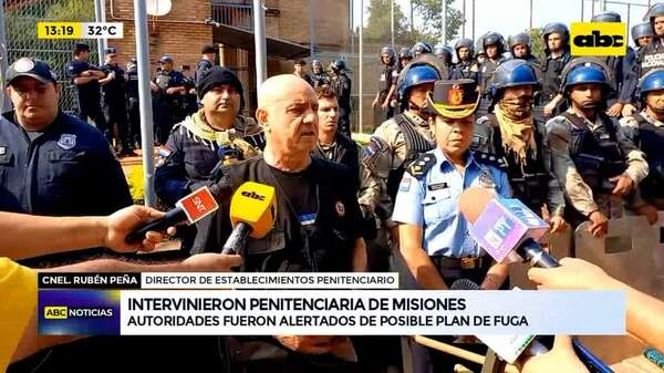 Video: intervinieron penitenciaria de Misiones - ABC Noticias - ABC Color
