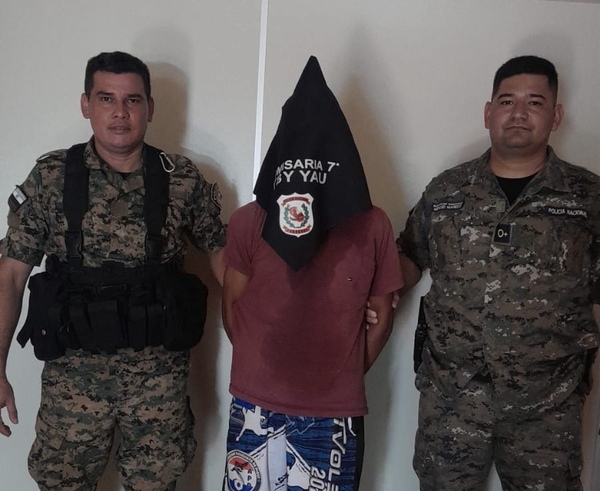 Intervención Policial en Yby Yaú: Captura de Presunto delincuente y recuperación moto hurtada