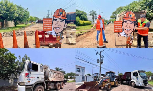 Inician reparación de calles de Coronel Oviedo – Prensa 5