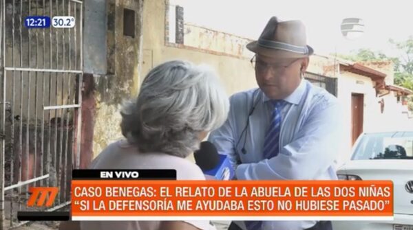Habló la abuela de las dos niñas del caso Benegas | Telefuturo