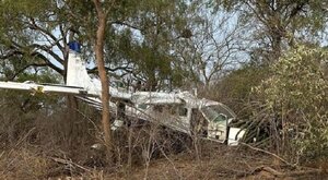 Confirman accidente aéreo en el Chaco, pasajeros salieron ilesos