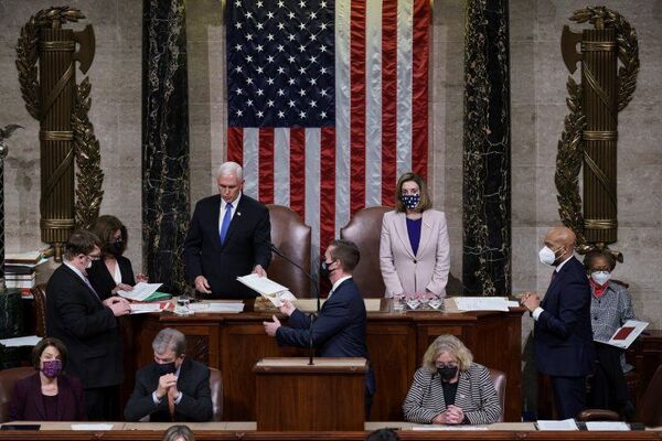 Congreso de EEUU ratifica a Joe Biden como presidente electo