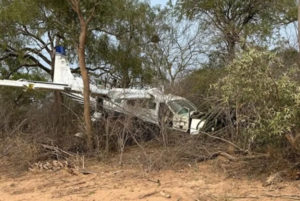 Cayó una avioneta en el Chaco y todos los que iban a bordo resultaron ilesos