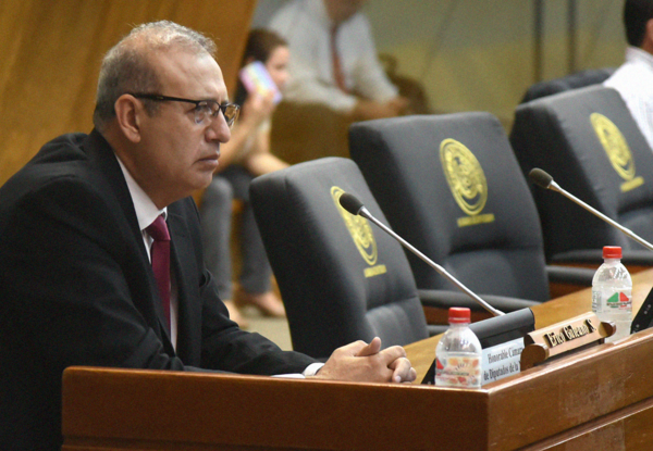 Fiscalía vuelve a solicitar desafuero de Erico Galeano