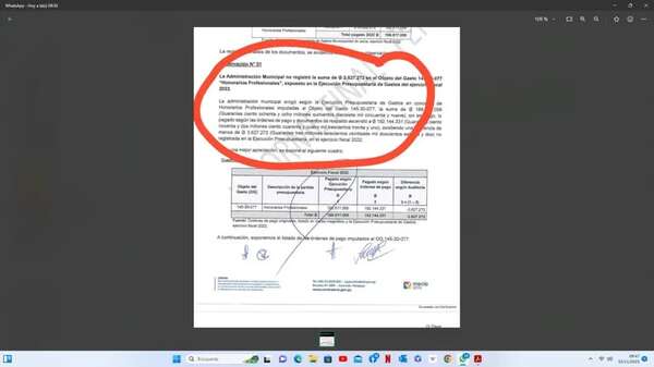 CGR confirmó irregularidades en municipalidad de Jesús, Itapúa - Política - ABC Color