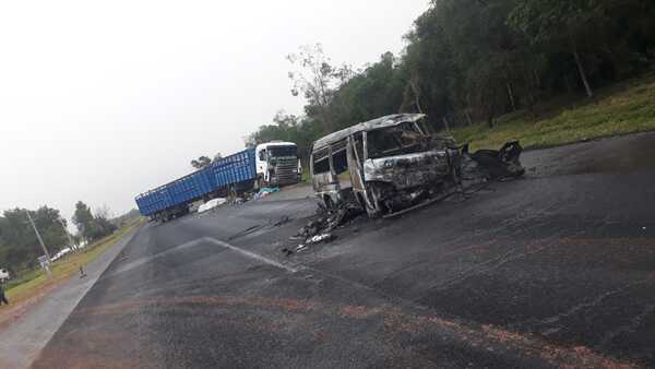 Accidente fatal en Juan Manuel Frutos, Caaguazú