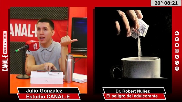 El Dr. Robert Núñez nos habló sobre la advertencia de la OMS con relación a edulcorantes