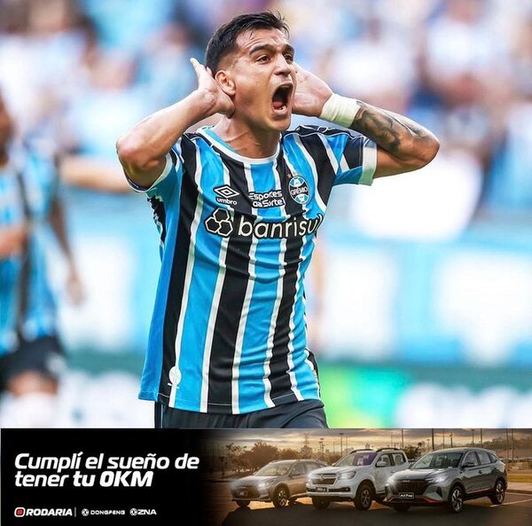 El jugador de Grêmio que está en la parte final de los trámites para vestir la Albirroja