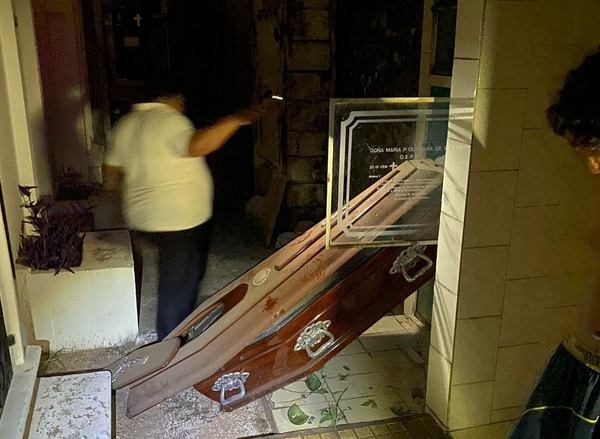 Diario HOY | No dejan en paz ni a los muertos: robo en cementerio de la Recoleta