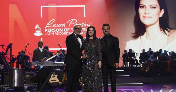La Nación / Laura Pausini recibió homenaje en los Grammy Latinos