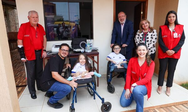 ITAIPU entrega respirador a niños con atrofia muscular en Presidente Franco