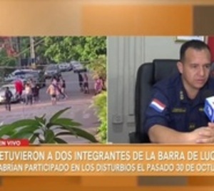Capturan a dos barrabravas de Sportivo Luqueño - Paraguay.com