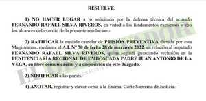 Caso Mercat: Acusado seguirá en prisión por falta de garantías de sometimiento al proceso