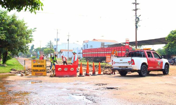 Iniciaron obras de recapado en Coronel Oviedo – Prensa 5