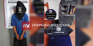POLICÍA APREHENDIÓ A UN SUJETO Y RECUPERÓ OBJETOS HURTADOS EN CAMBYRETÁ - Itapúa Noticias