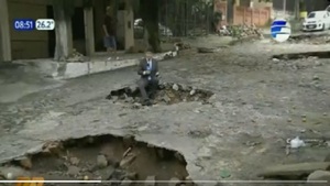 Vergonzosa condición de calles en Lambaré - Noticias Paraguay