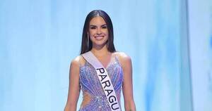 La Nación / Un resbalón no es caída: Elicena deslumbró en la preliminar del Miss Universo