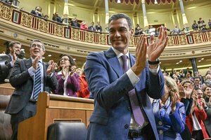 Pedro Sánchez logra acuerdo político y es investido nuevo presidente de España - La Tribuna