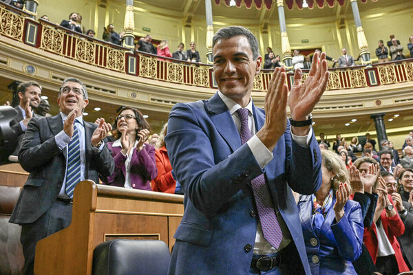 Pedro Sánchez logra acuerdo político y es investido nuevo presidente de España - La Tribuna