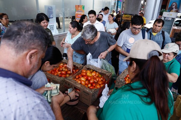 Productores venden 10 toneladas de tomate y preparan otra feria