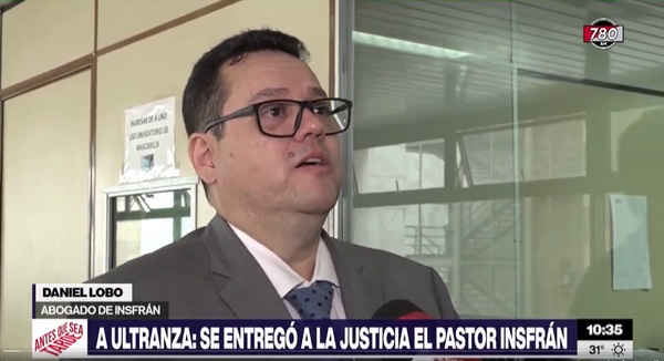 Insfrán teme por su vida y apunta a que su caso fue montado por SIU de la SENAD - Megacadena - Diario Digital