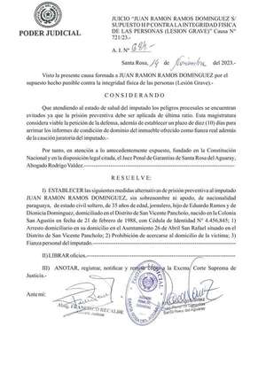 En San Pedro intentaron liberar a detenido con resolución falsa - Nacionales - ABC Color