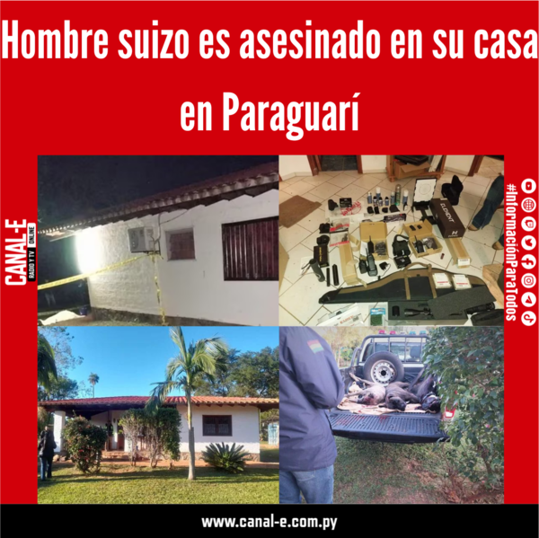Hombre suizo es asesinado en su casa en Paraguarí