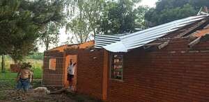 Fuertes granizadas y lluvias causaron daños en San José de los Arroyos y alrededores - Nacionales - ABC Color
