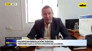 Video: falsifican resolución judicial  - ABC Noticias - ABC Color