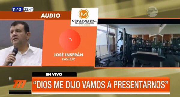 Pastor Insfrán: "Dios me dijo vamos a presentarnos" | Telefuturo