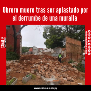 Albañil muere en accidente laboral
