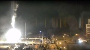 La central nuclear más grande de Europa en llamas