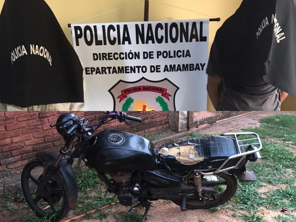 Dos hombres fueron detenidos por poseer motocicleta con serie de chasis borrado - Oasis FM 94.3