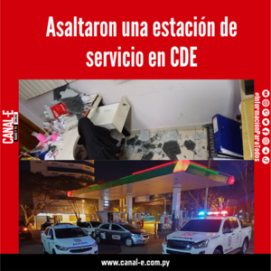 Asaltaron una estación de servicio en CDE