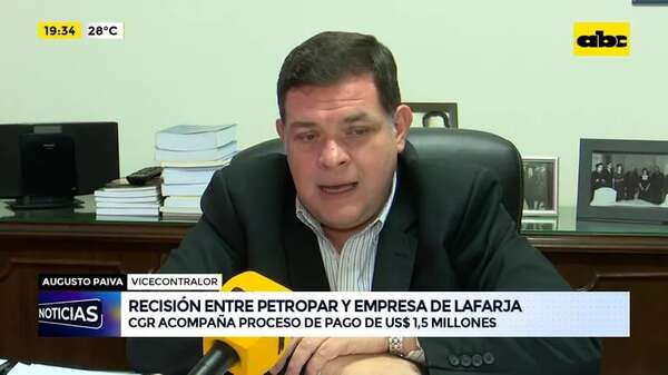 Video: recisión entre Petropar y empresa de Lafarja - ABC Noticias - ABC Color
