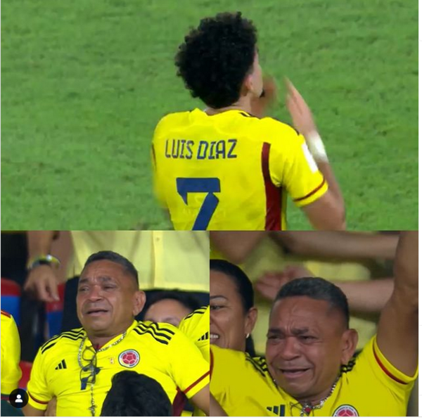 Lucho Diaz convierte dos goles y se lo dedica a su padre, recientemente liberado