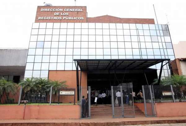 Registros Públicos suspenderá temporalmente servicios desde esta tarde - Nacionales - ABC Color