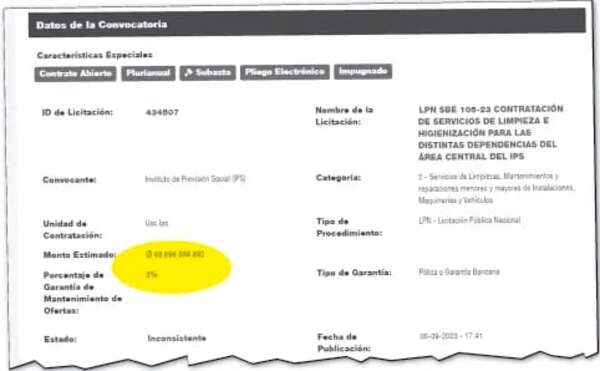 DNCP denuncia presunta falsificación para participar de licitación del IPS - Política - ABC Color