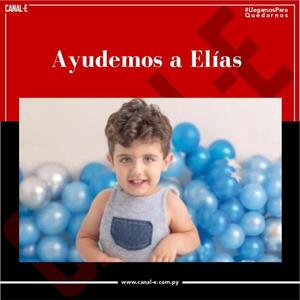 Elías nos necesita con suma urgencia