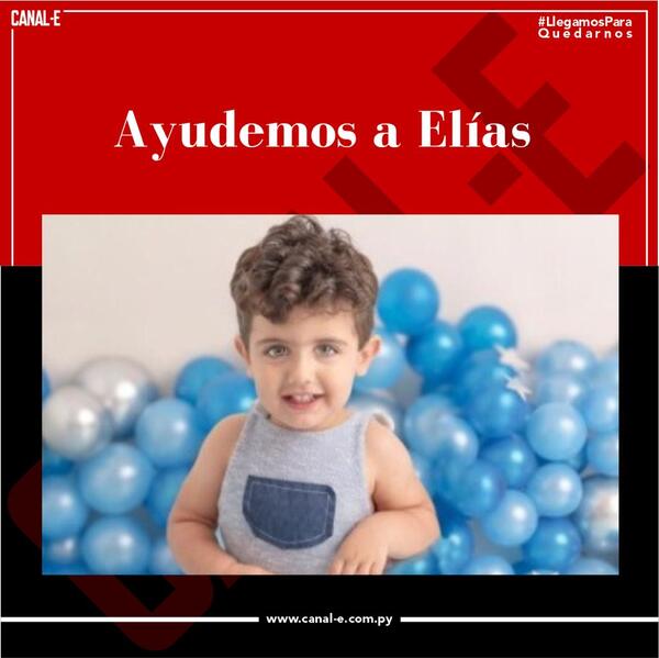 Elías nos necesita con suma urgencia