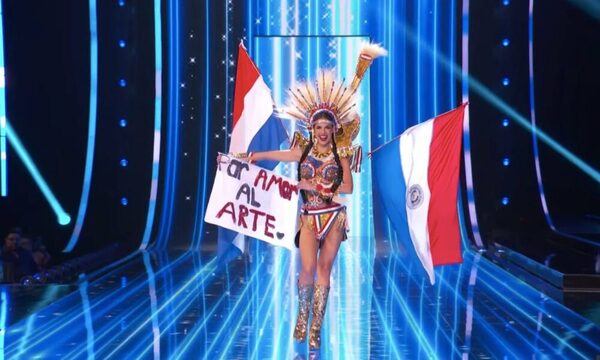 (VIDEO) Miss Paraguay peló traje alegórico en Miss Universo 2023